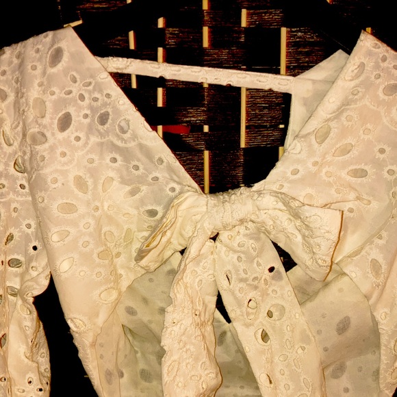 NWT Express Backless Eyelet Dress - Picture 5 of 7